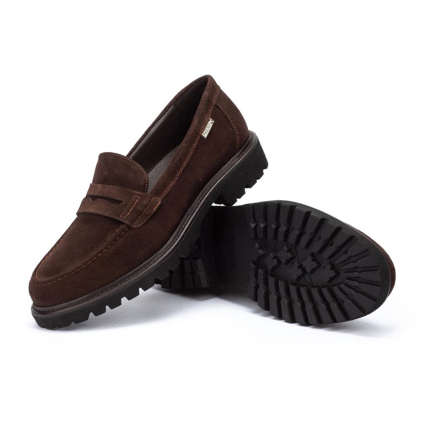 Men's Pikolinos TOLEDO Moccasins Brown | NZ M75Q319